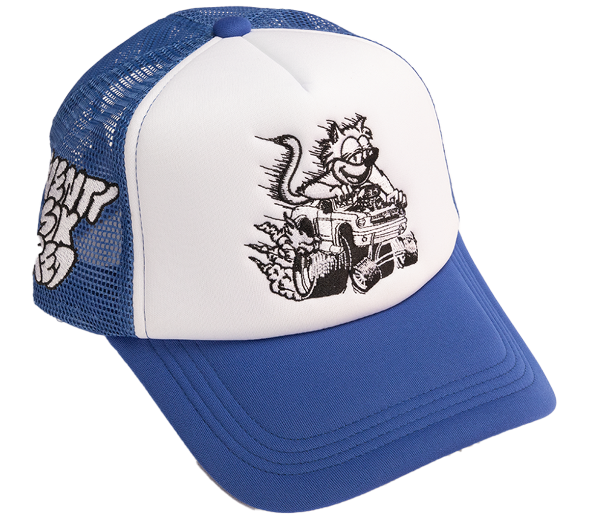 ◆ITZAVIBE◆ CAT MONSTER TRUCKER CAP SKYBLUE IBBUCA40SK MUSINSA | ITZAVIBE CAT MONSTER TRUCKER CAP - SKYBLUE