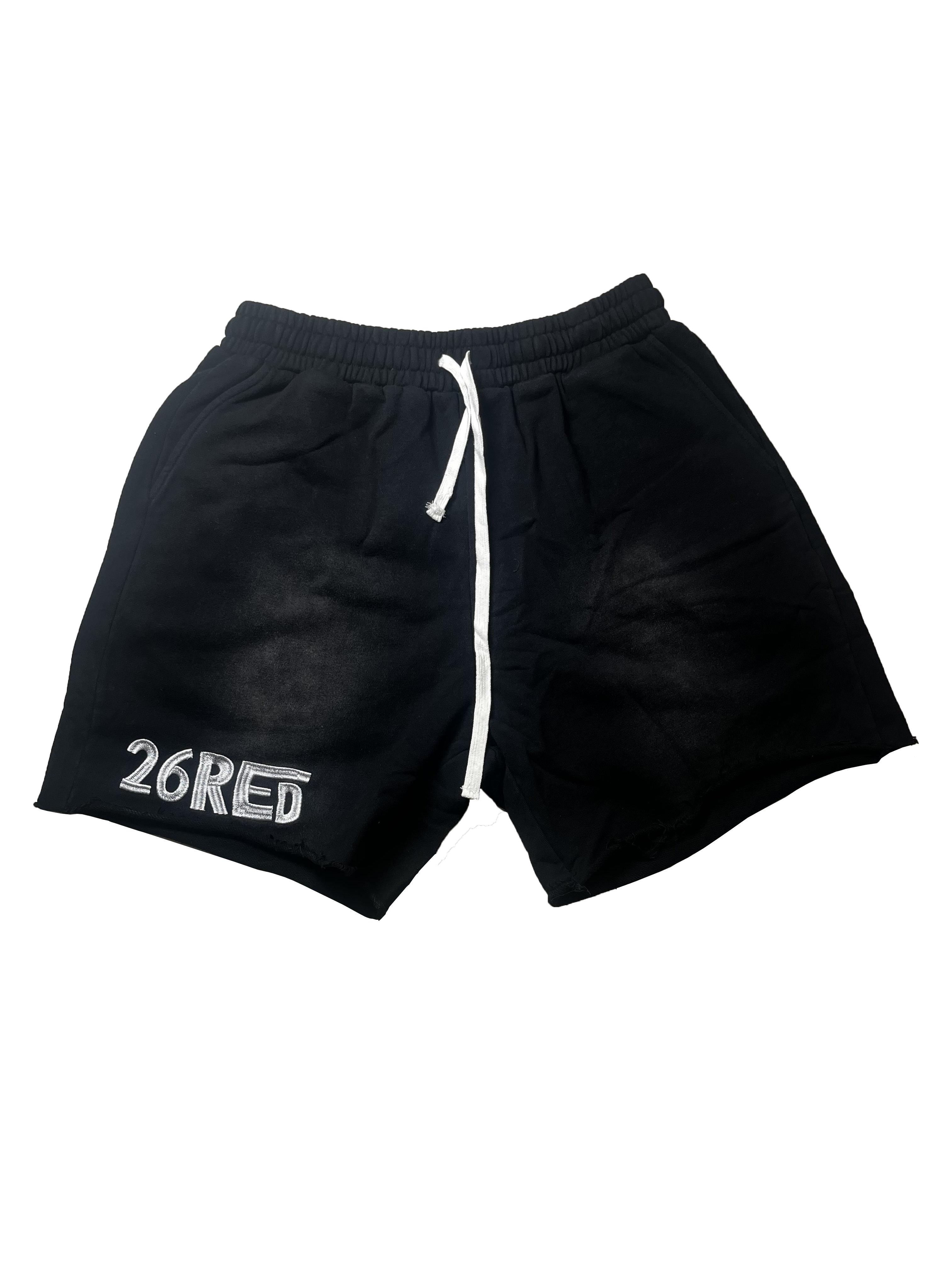 Acid wash 2025 black shorts