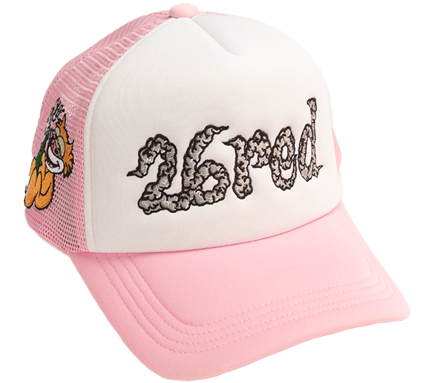 Bong Cat Trucker Hat (Pink)