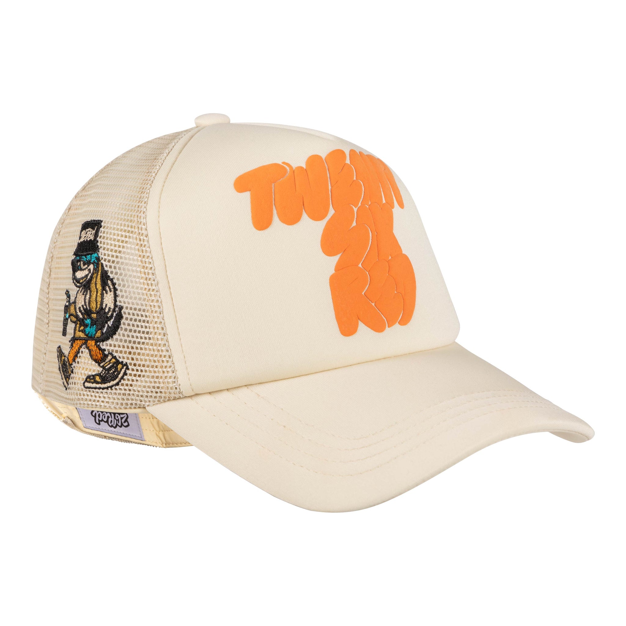 Bubble 26 Puff Print Trucker Hat – 26red